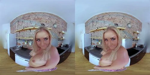 blonde, vr, virtual reality, pov
