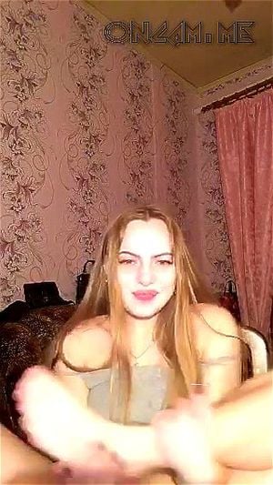 Watch Blonde Russian teasing her sexy Tits on Periscope Top  