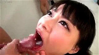 swallowing, compilation, asian, swallow cum
