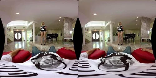 virtual reality, maid, hardcore, outfit