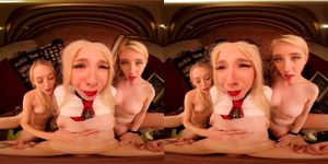 3 blonde teens thumbnail