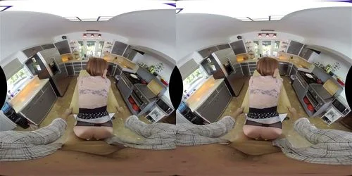 virtual reality, big tits, pov, babe