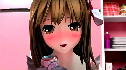 girl, toy, blowjob, anime 3d