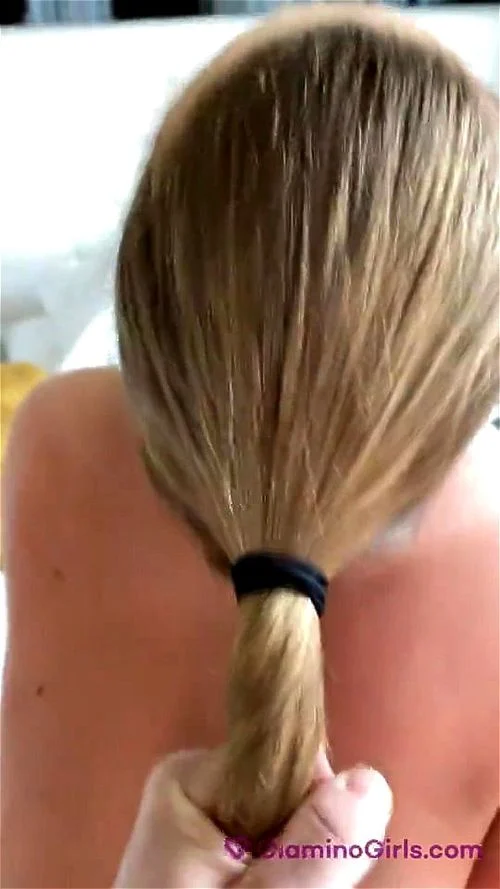 ponytail, anal, striptease, brunette