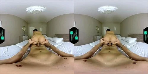 virtual reality, morena, negra, anal