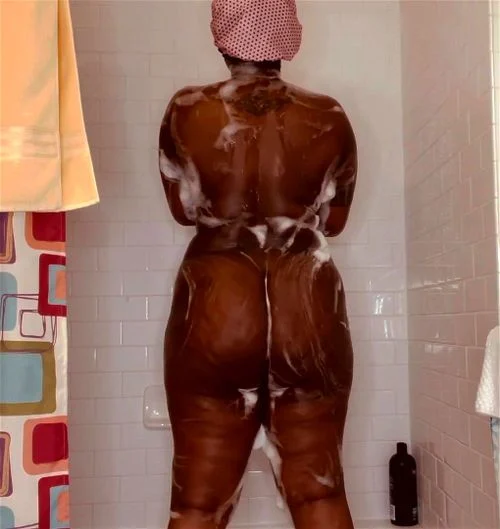shower, ebony, amateur, big ass