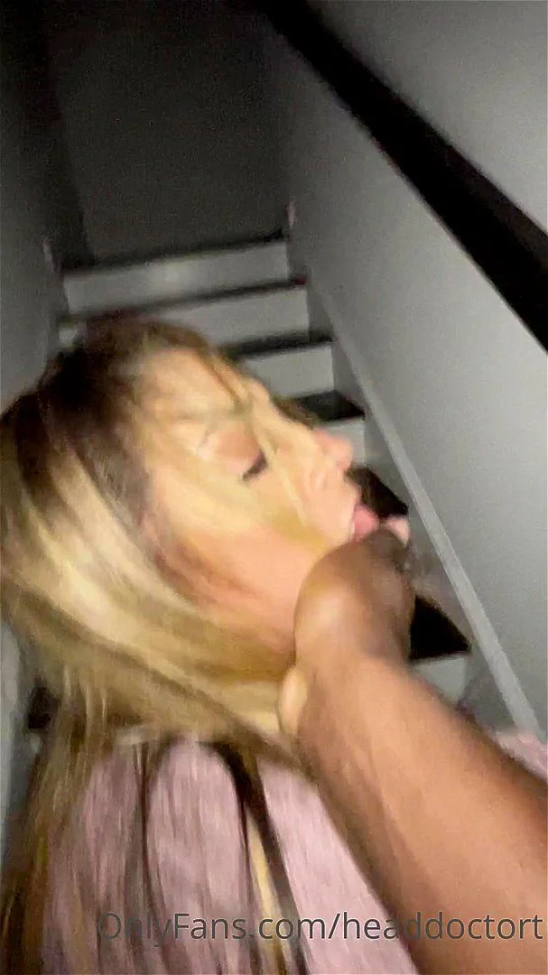 Ms.Trump getting railed on the staircase