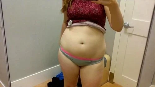 bbw, thick white girl, big belly, weight gain