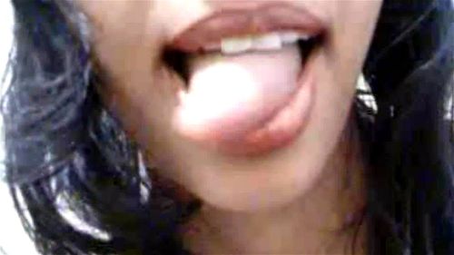 long tongue, tongue, tongue fetish, amateur