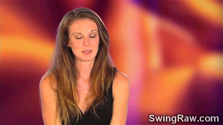 Swingers get around a brunette hottie to fuck her in reality Swingers get around a brunette hottie to fuck her in reality