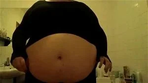 Enormous ssbbw belly girl!