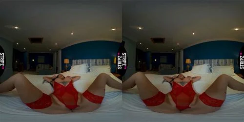big tits, virtual reality, latina striptease, vr