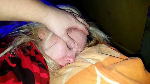 blonde, snoring, mature, massage
