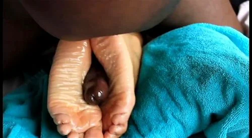 ebony foot fetish, sole fuck, brunette, cumshot