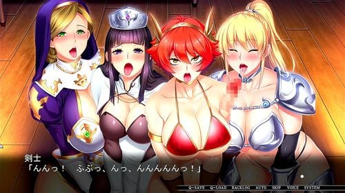 big tits, saimin, hentai, hentai warrior saimin