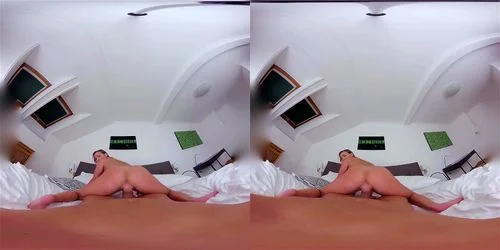 virtual reality, vr 180, blonde, big tits