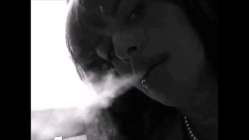 babe, smoking, candid, amateur