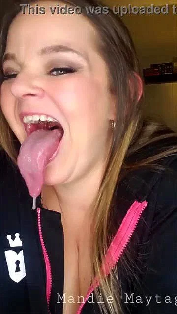 tongue, fetish, tongue fetish, babe