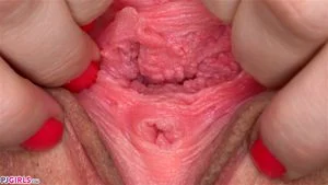 Solo spreading/gape pussy thumbnail