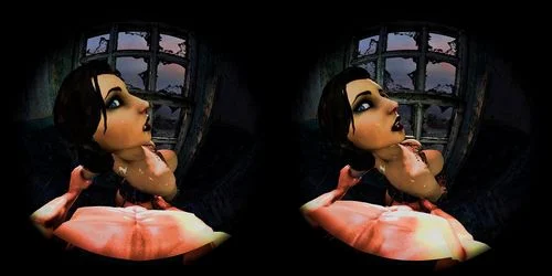 bioshock elizabeth, vr, virtual reality, brunette