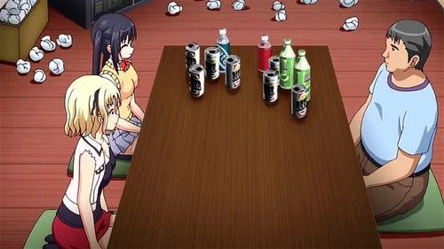 threesome, groupsex, blowjob, hentai anime