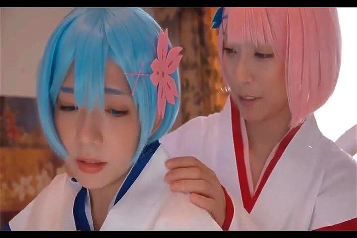 Rem and Ram Lesbian and Threesome