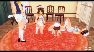 Animated girls hypnotized