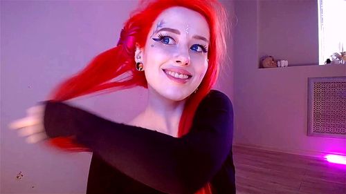 Multi Colored porn video – Colored hair babe masturbate