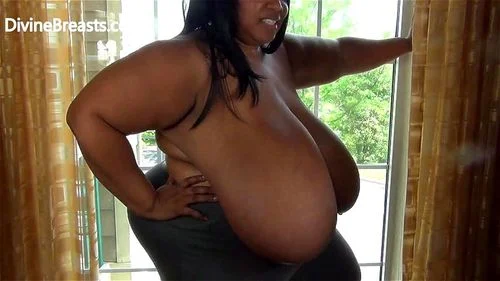 ebony big tits, massive tits, big tits, huge natural tits