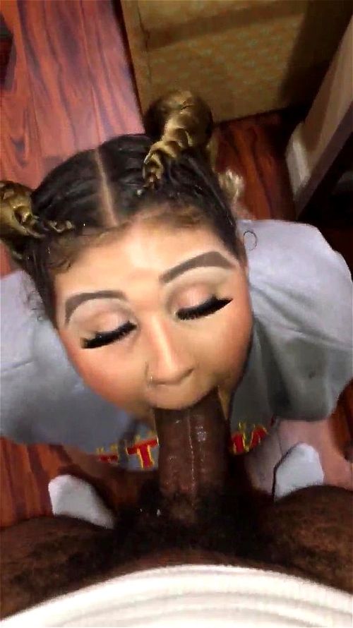 Pretty babe blowjob big cock