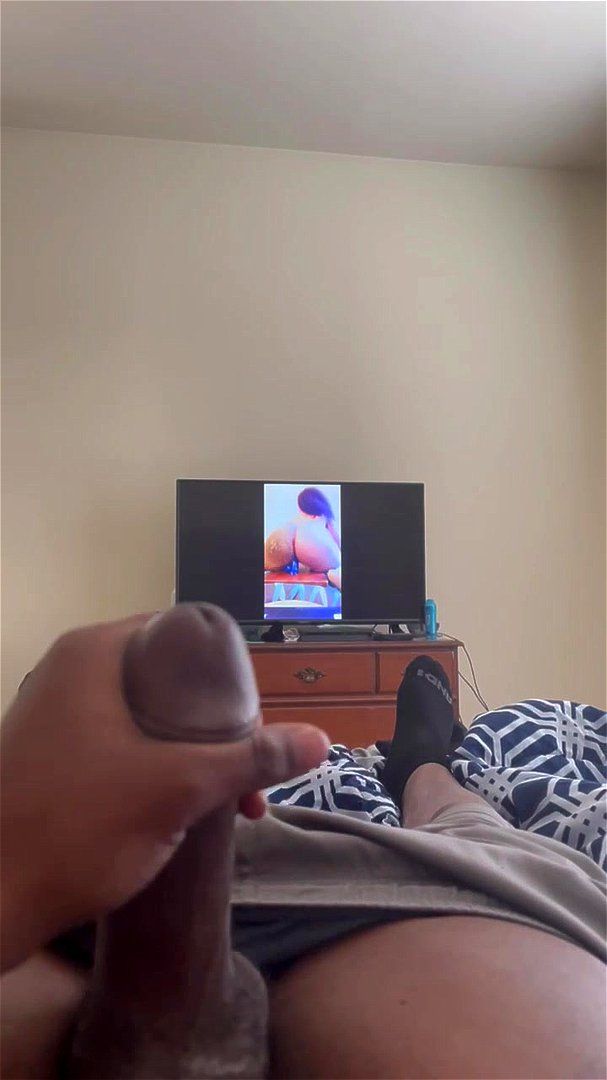 Watching porn and stroking.