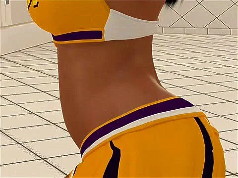 cheerleader bimbo transformation