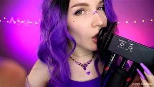 Asmr Kittyklaw mouth sounds and licking