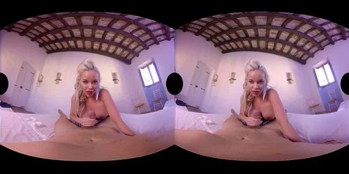 virtual reality, rachele richey, blonde big tits, pov riding