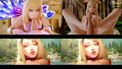 animated 3d, big ass, league of legends, animated