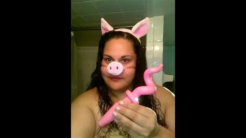 fetish, compilation, submissive female, pig nose