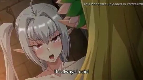 blonde, sukebe elf no mori, big tits, hentai anime