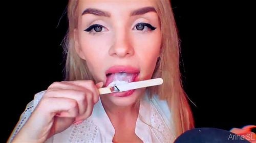 babe, solo, asmr, popsicle