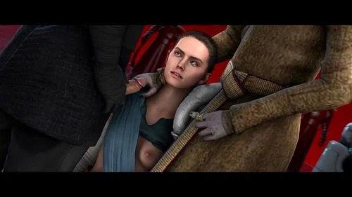 3D Star Wars Rey desabe the last jedi: Cumshot, Creampie & Threesome Porn - SpankBang