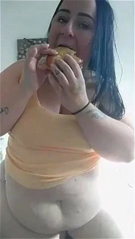 eating, bbw, homemade, solo