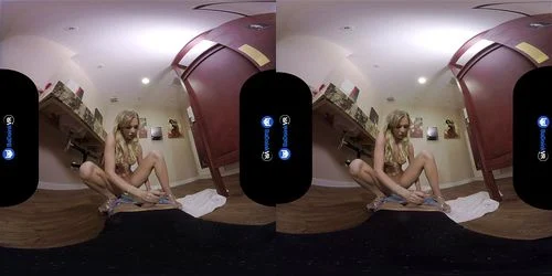 virtual reality, milf, big tits, 180 vr