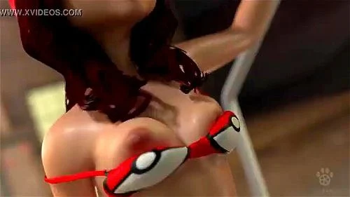 big dick, pokemon, babe, 3d animation