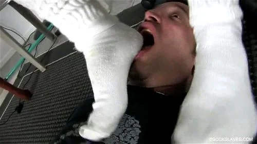 socks sniffing, foot fetish, foot femdom, blonde