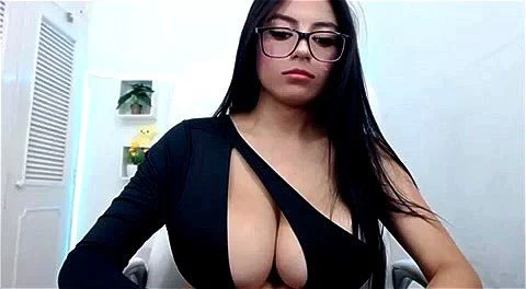 big tits, webcam, lactating, latina