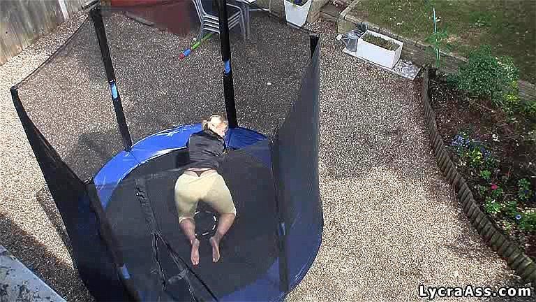 Lycra Ass Trampoline