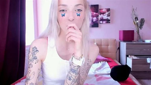 webcam, blonde, small tits, homemade