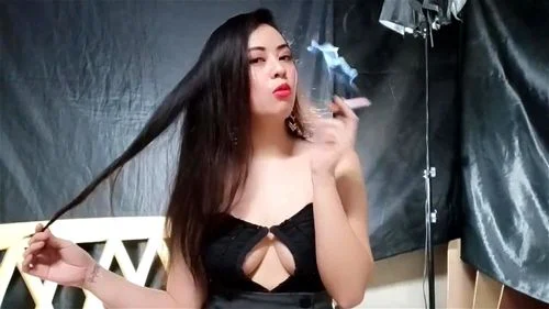 asian cigarette porn Tattoed young chick with in hand performs oral sex Smoking Asian Porn Videos on