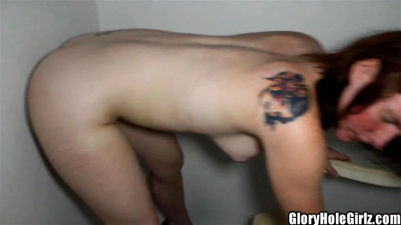 Teenage redhead w/acne at the gloryhole Teenage redhead w/acne at the gloryhole