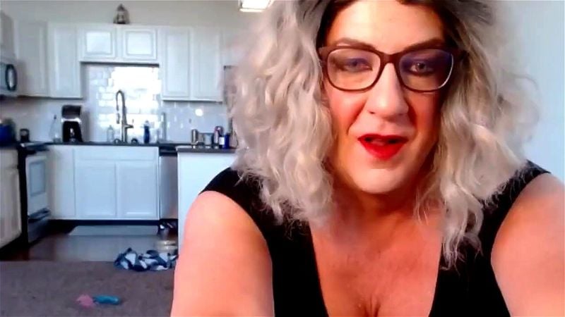 A mature crossdresser cam show 2