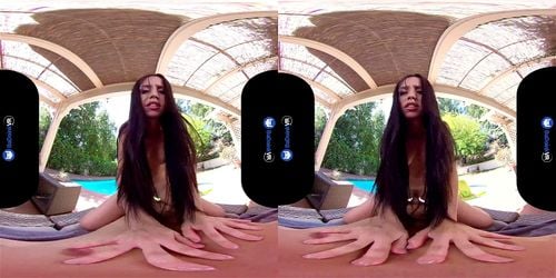 virtual reality, brunette, vr, latina